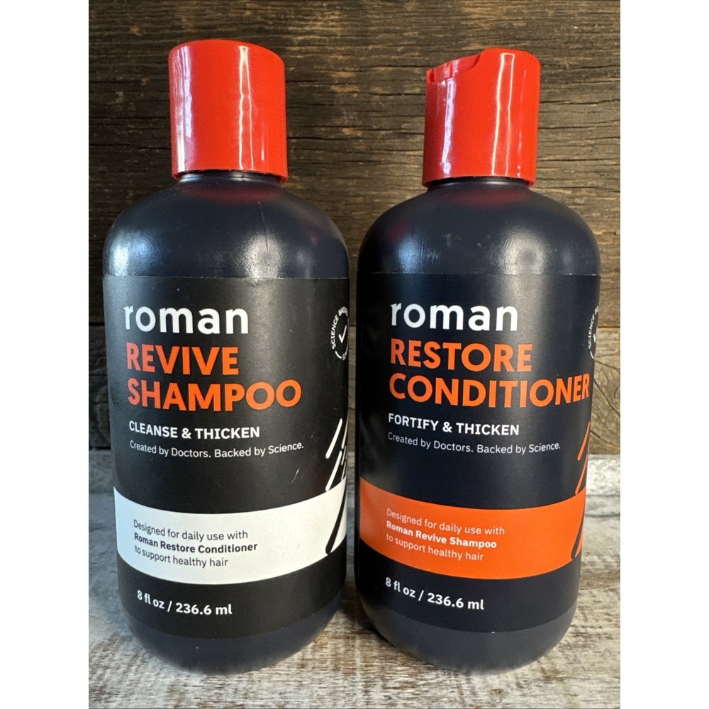 ROMAN Revive Thickening Shampoo & Conditioner 8oz | MSRP = $32